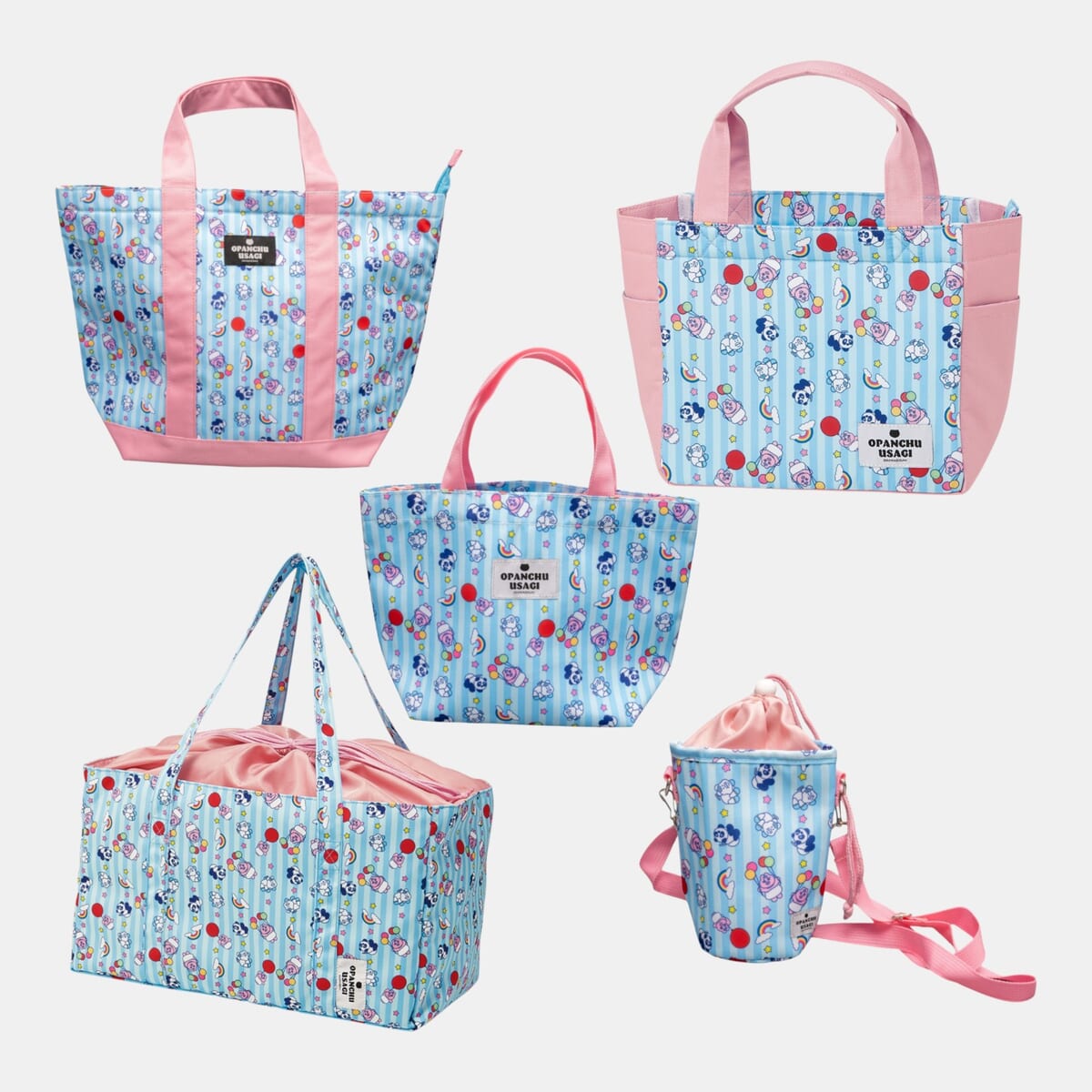 おぱんちゅうさぎ レトロ遊園地（ストライプ）