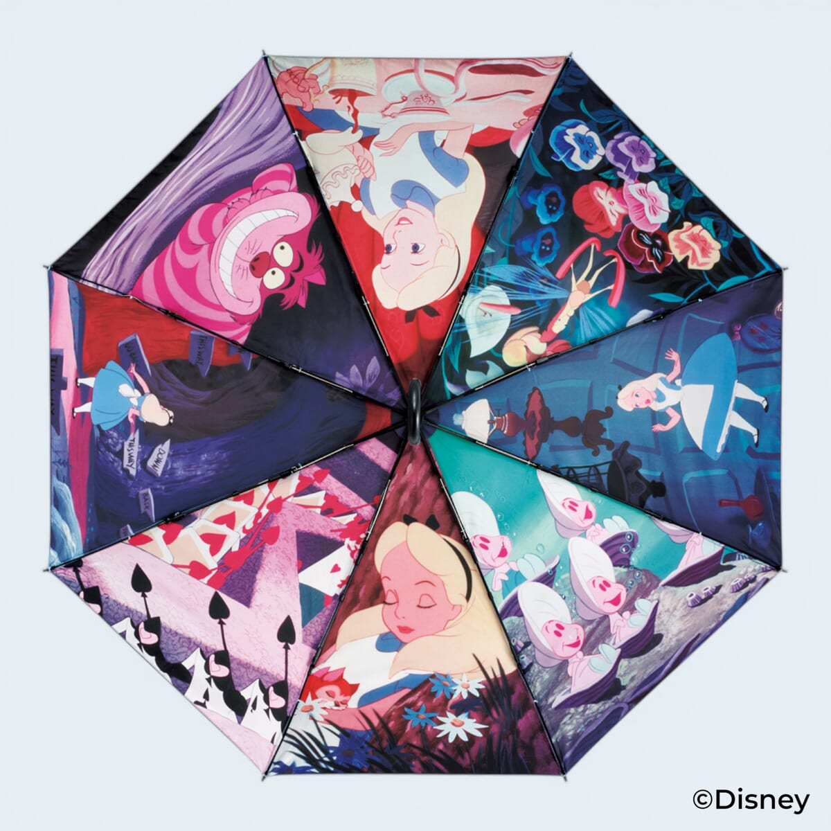アリス/ファイナルフレーム 晴雨兼用両面印刷折りたたみ傘55cm3