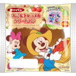 ディズニーキャラクター　りんご＆キャラメルクリームパン