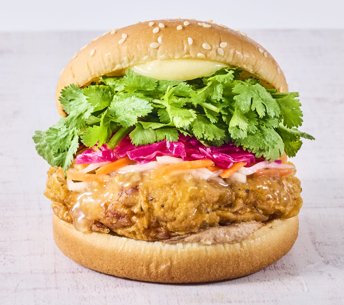 パクチーチキンバーガー バインミー