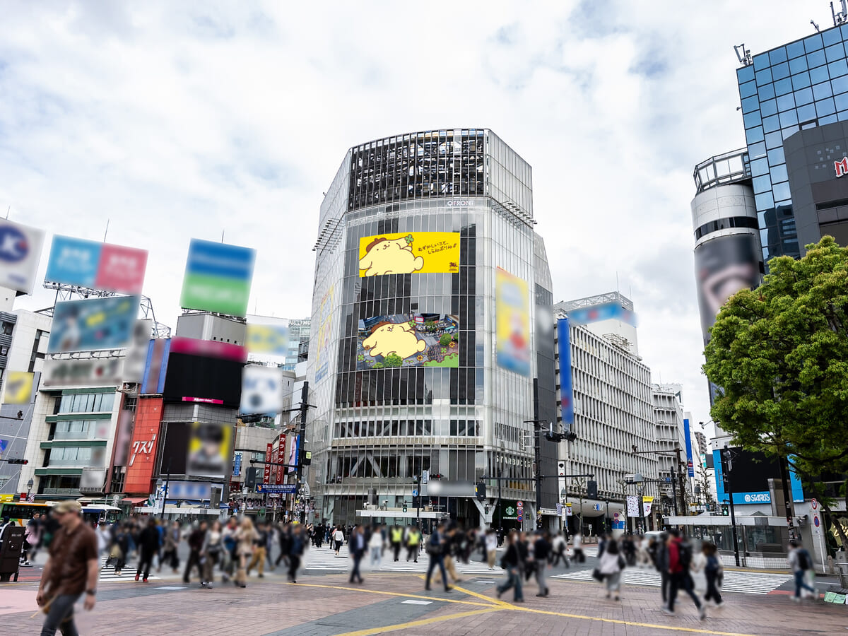 渋谷の3カ所の大型ビジョンで30周年コンセプトムービーなどを放映