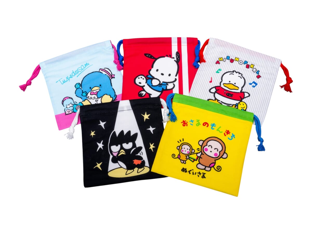 サンリオキャラクターズE ブラインド 巾着M　ラインアップ