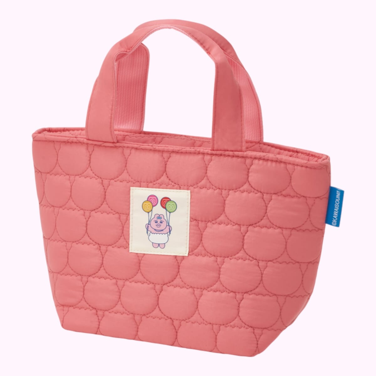 キルティング生地ランチバッグ