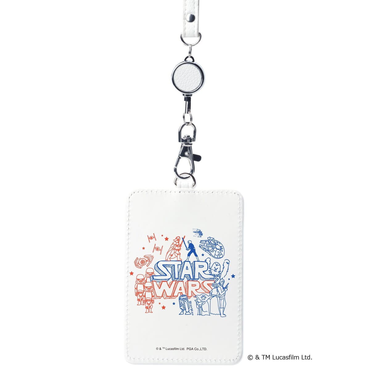 リールストラップ付 ICカードホルダー