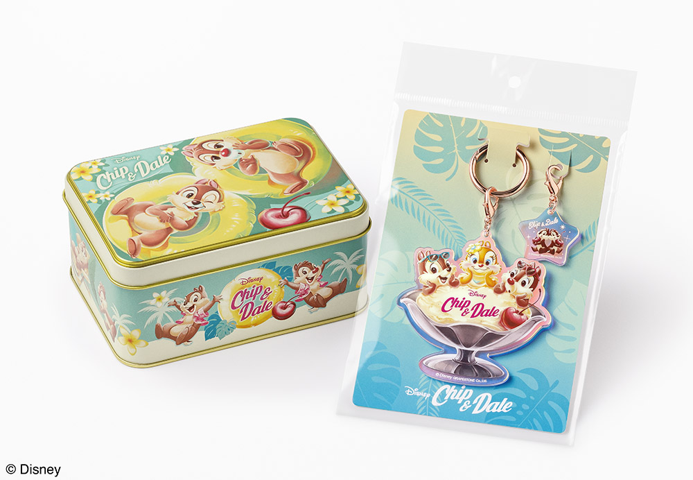 チップ＆デール/スペシャル缶 アクリルキーホルダーセット