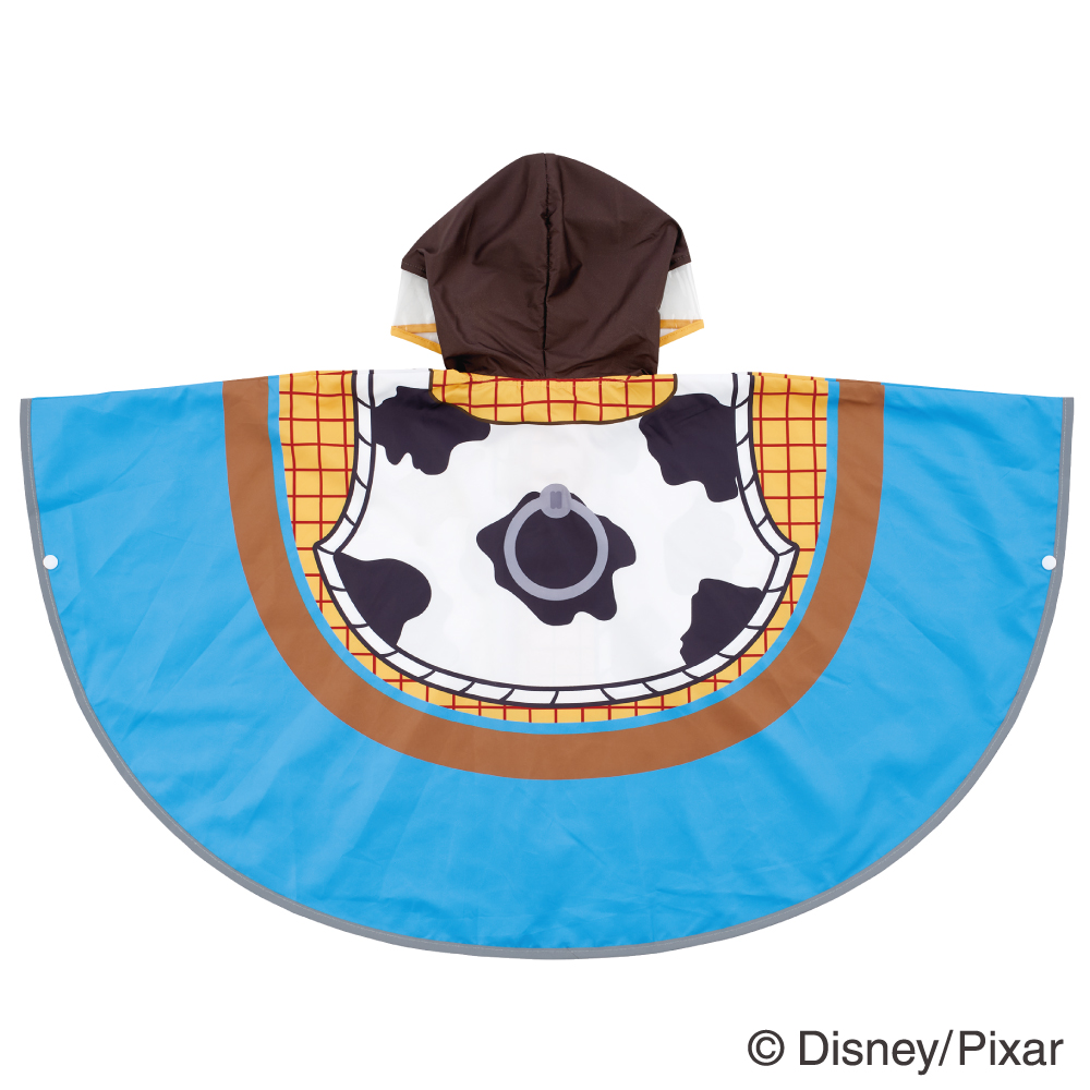 RAPO2N レインポンチョ ウッディ 後ろ