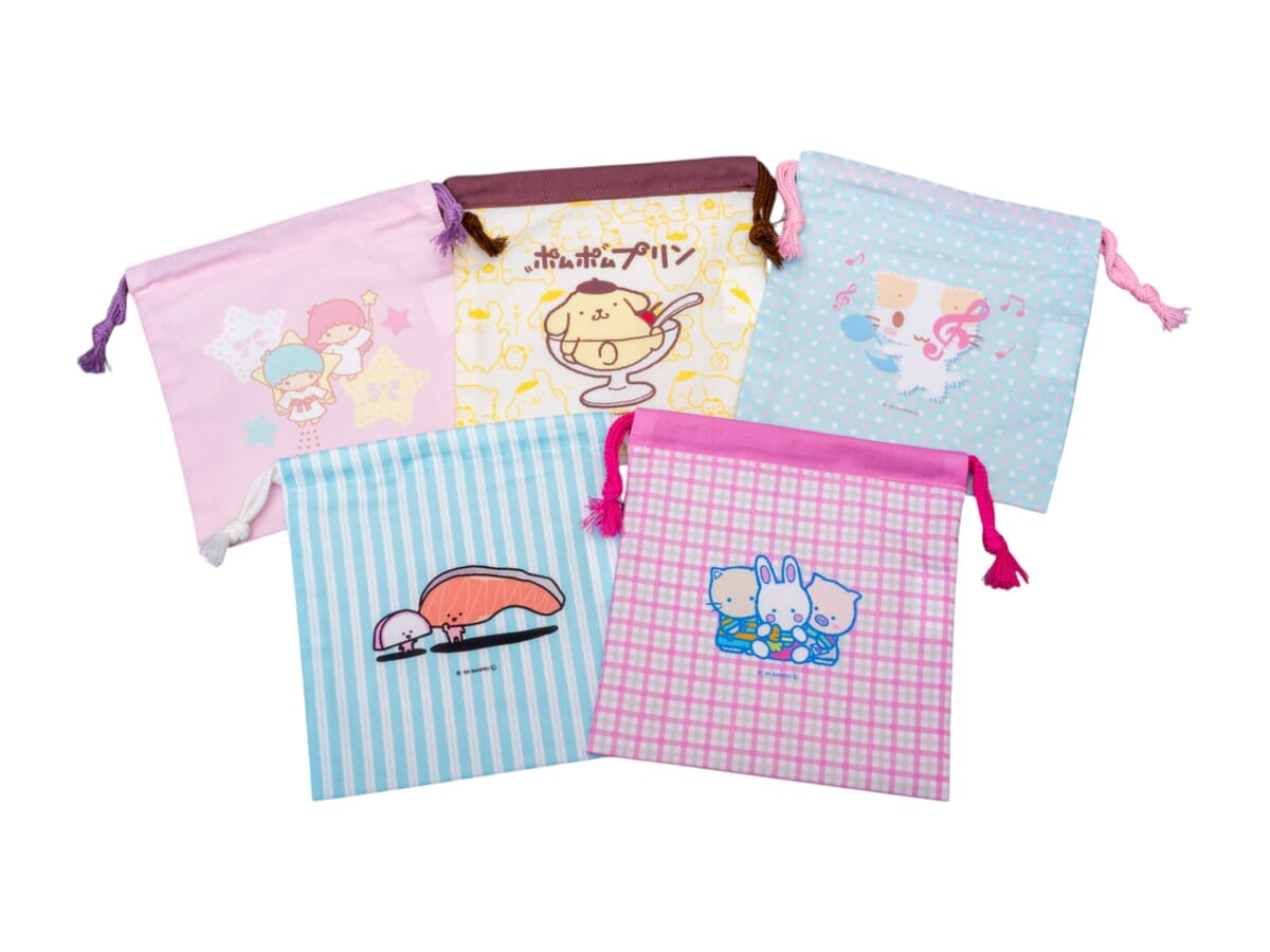 サンリオキャラクターズF ブラインド 巾着M　裏