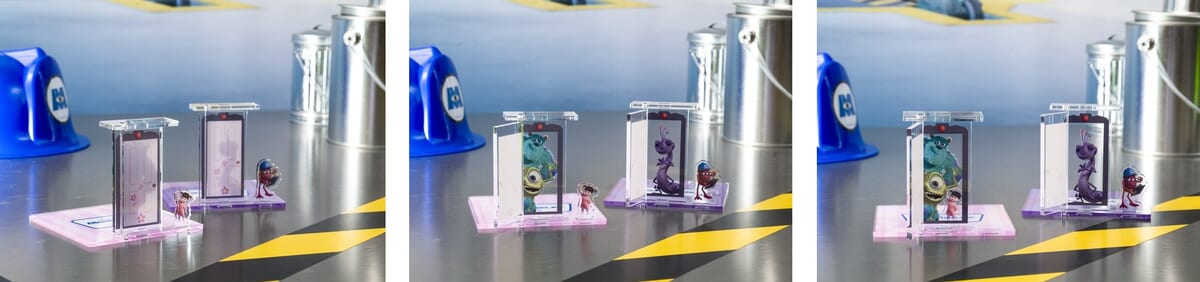 ドア型アクリルスタンドコースター