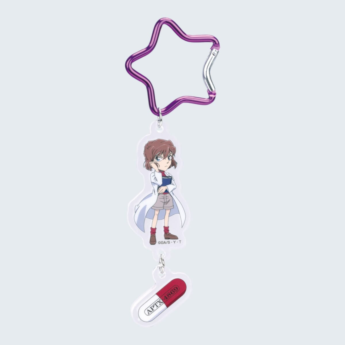 名探偵コナン(灰原哀) ZCAKHT カラビナキーホルダー