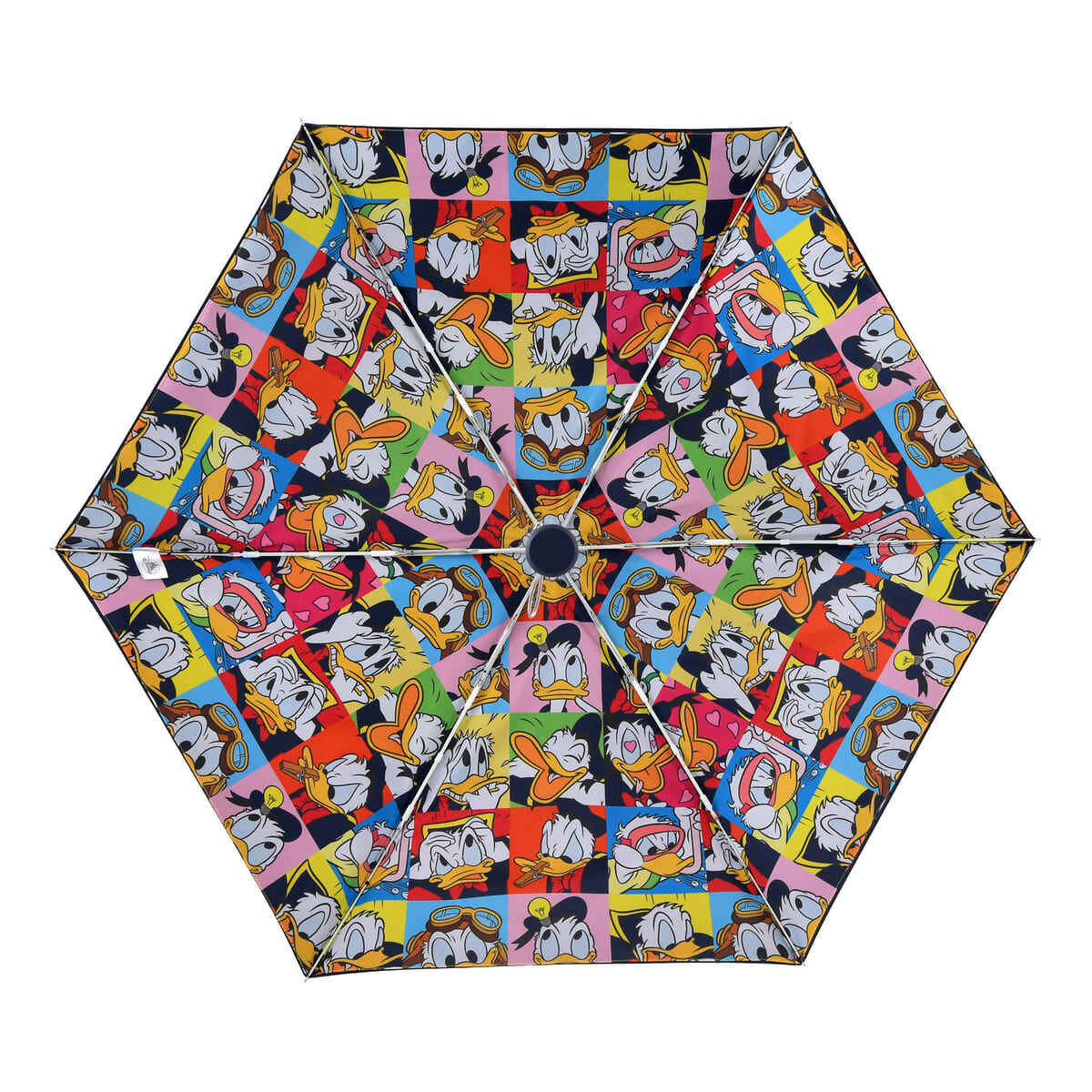 ドナルド 折りたたみ傘 晴雨兼用 ポーチ入り SHINY DAY