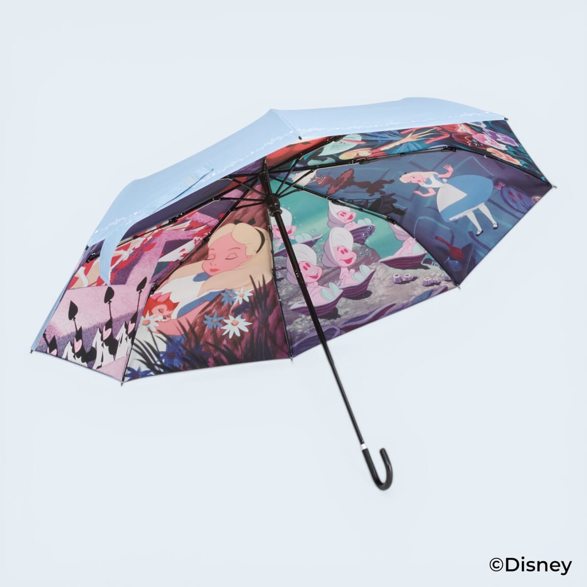 アリス/ファイナルフレーム 晴雨兼用両面印刷折りたたみ傘55cm2