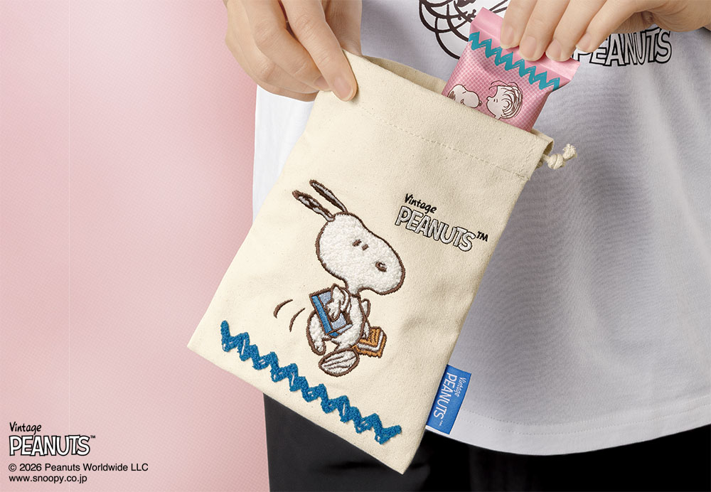 スヌーピー シュガーバターの木 巾着