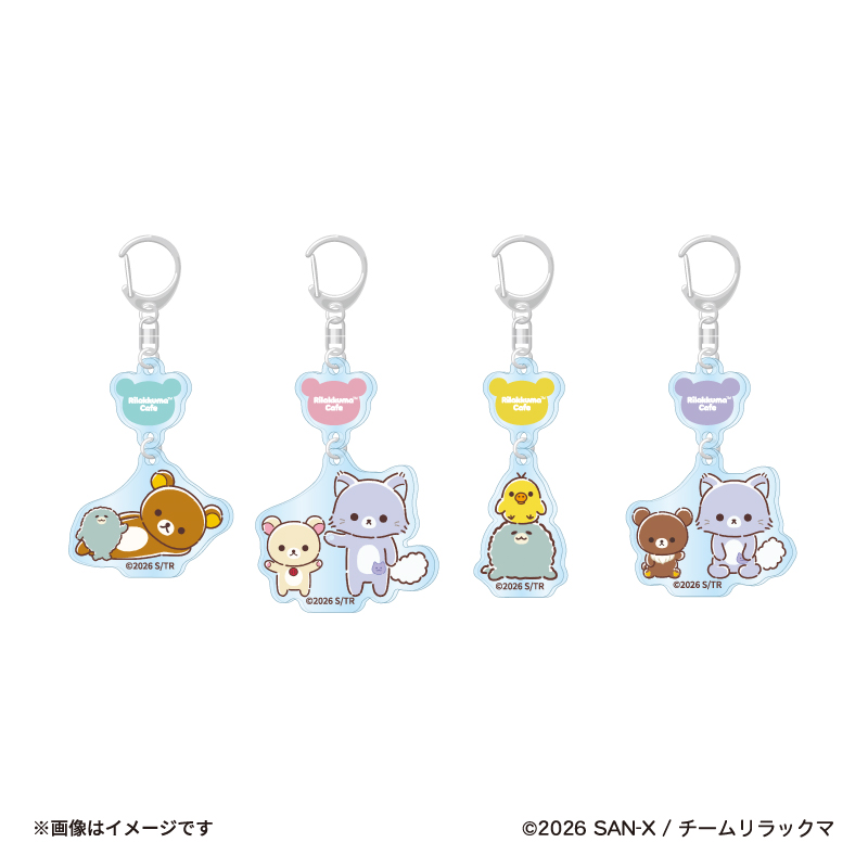 2連アクリルキーホルダー