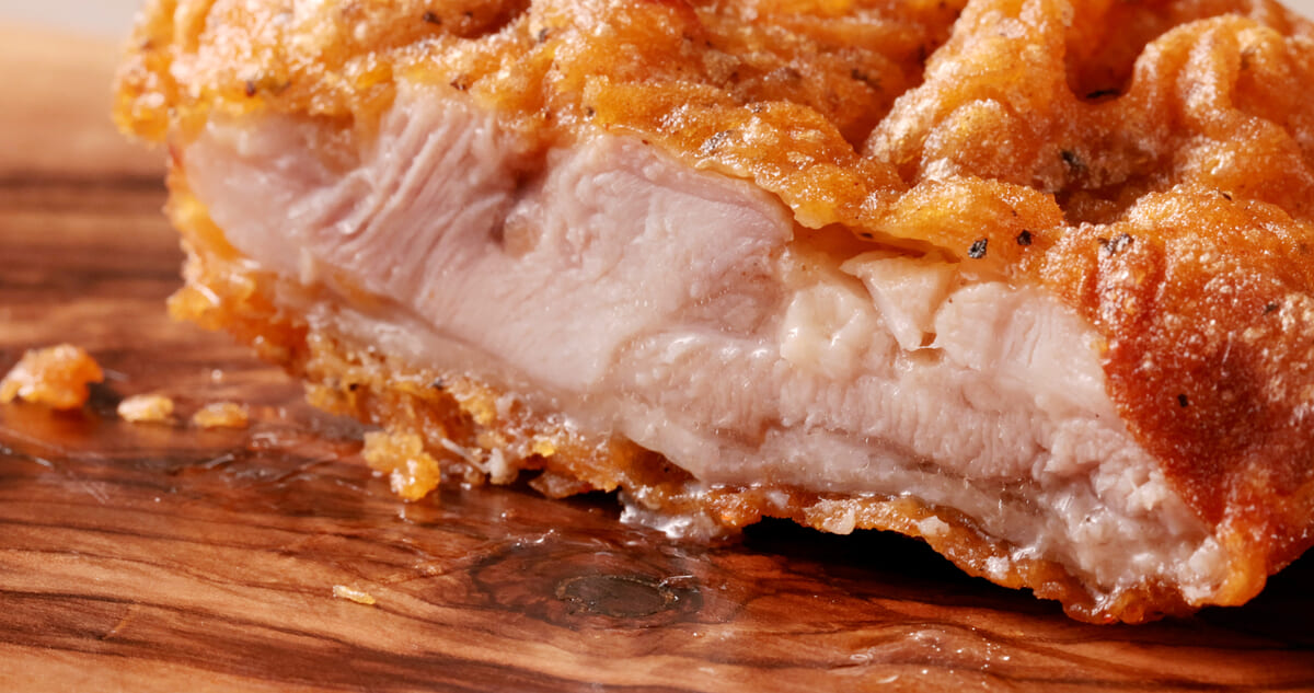 こだわりのフライドチキンを使用　3