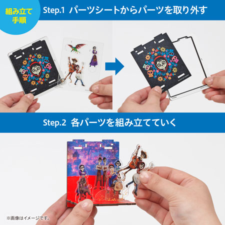 パーツを順番に差し込むだけで工具不要