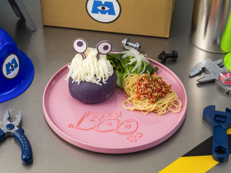 <ブー>モンスター?パスタプレート