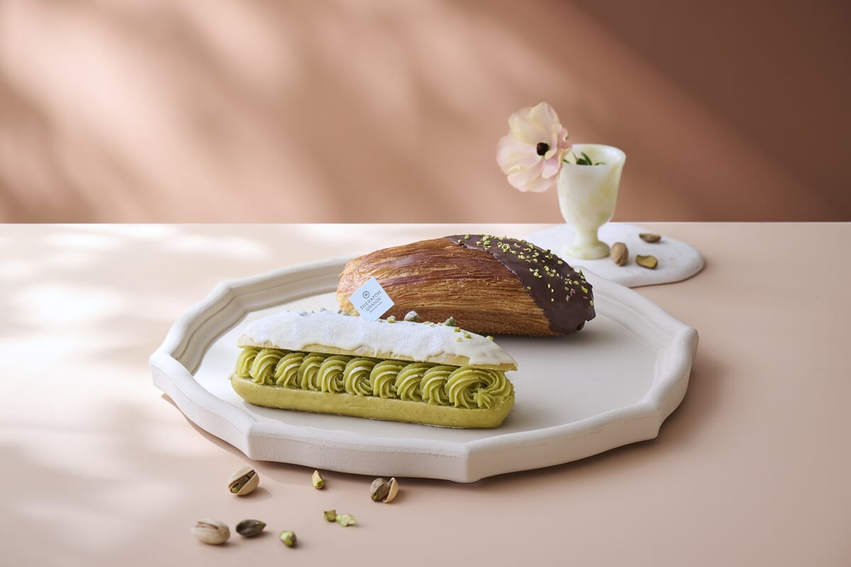マンスリーベーカリー「ピスタチオクリームサンド/ピスタチオデニッシュ」