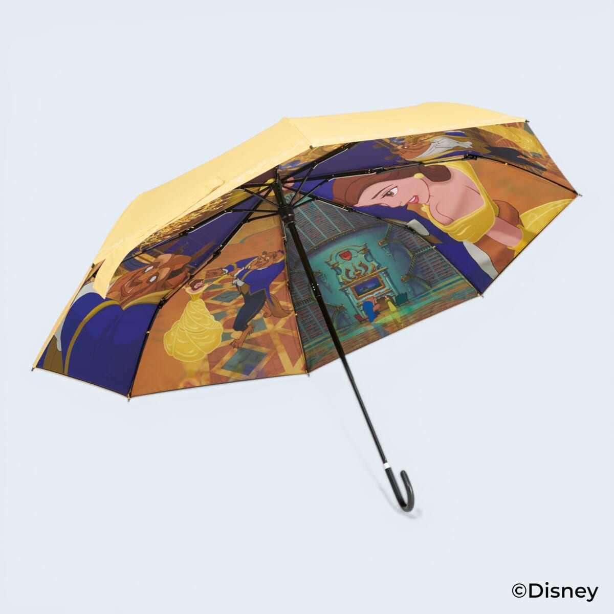 美女と野獣/ファイナルフレーム 晴雨兼用両面印刷折りたたみ傘55cm