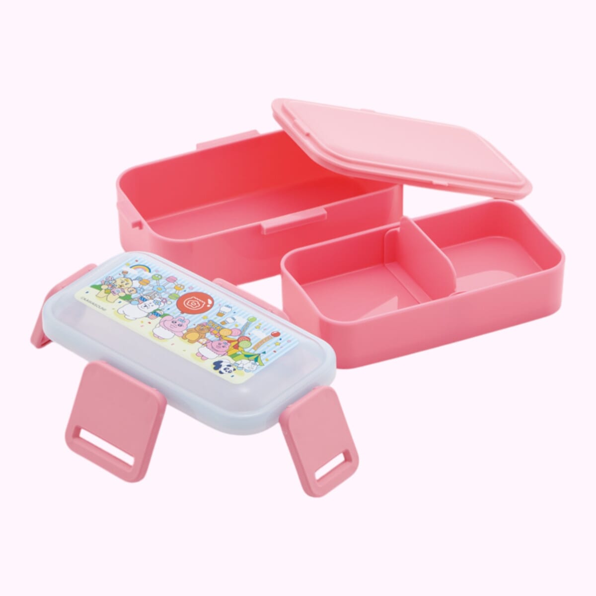 2段ふわっと弁当箱　商品イメージ