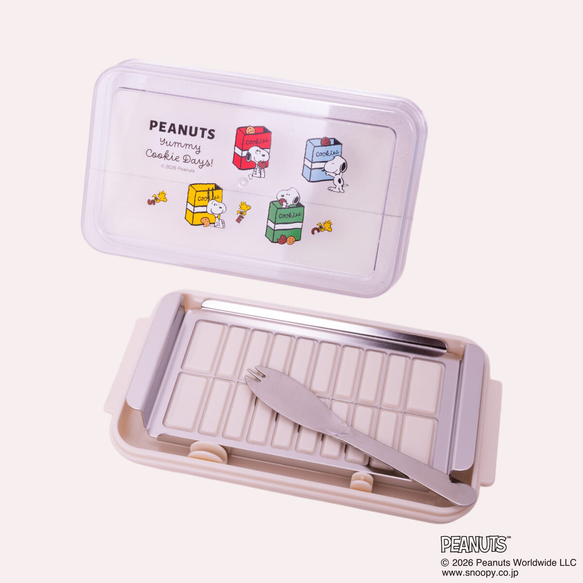 ステンレスバターカッター＆ケース (バターナイフ付)　内容