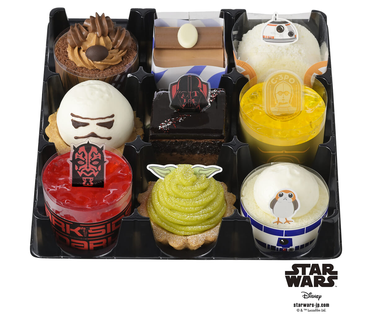 ＜スター・ウォーズ＞コレクション（9個入）ラインナップ