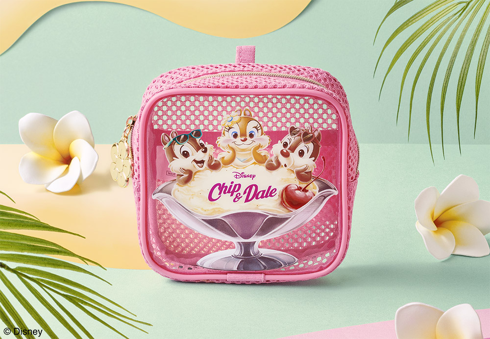 チップ＆デール／クリアメッシュポーチ