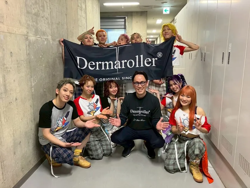 RHT.のメンバーとダーマローラージャパン代表取締役　岩田 真人