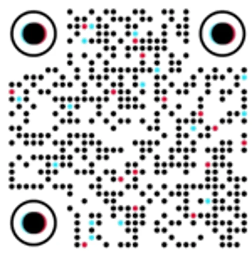 F&W公式TikTokアカウントの二次元コード
