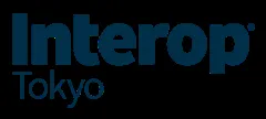 「Interop Tokyo」のイベントロゴ。濃紺テキストで「Interop」と「Tokyo」が縦並びで表記されたシンプルなブランドロゴ画像。