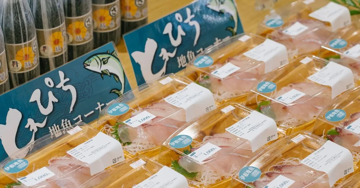 その日水揚げされた鮮魚が並びます