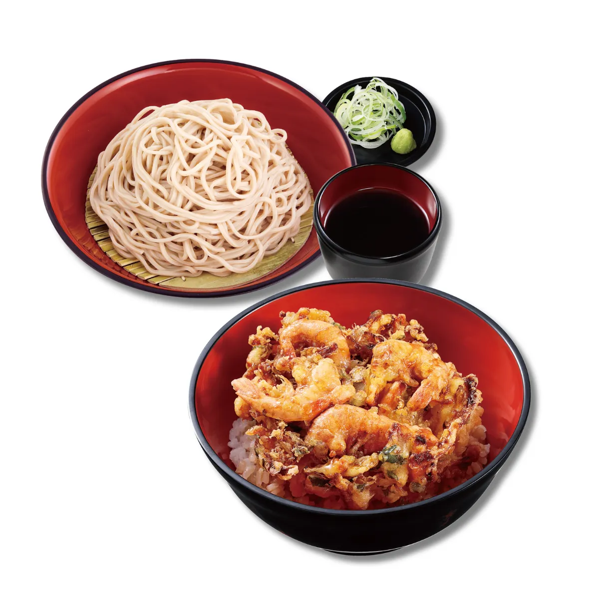 ミニ海老かき揚げ丼セットのメニュー画像