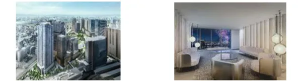 グラングリーン大阪 THE SOUTH RESIDENCEの完成予想イメージ