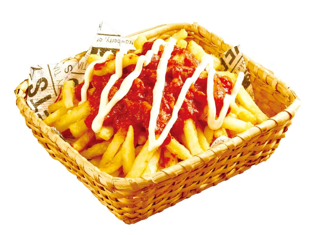カナダをテーマにしたミート＆チーズのよくばりポテト