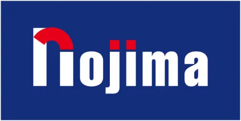 ノジマの企業ロゴ。青地に白と赤のデザインで「nojima」の文字が大きく表示されたコーポレートロゴ画像