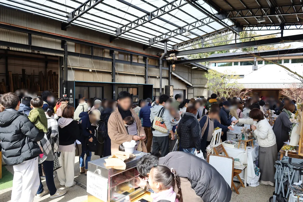 宇治でも人気の大盛況マルシェ（前回の様子）