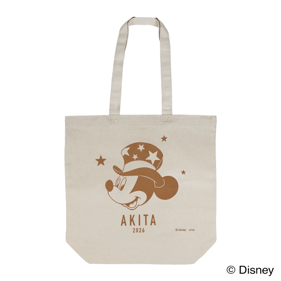 【Disney THE MARKET 限定】会場限定 秋田 トートバッグ