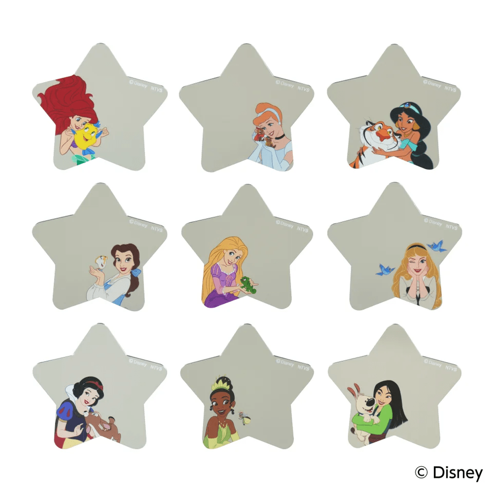 【Disney THE MARKET限定】ディズニープリンセス アクリルミラーステッカーコレクション