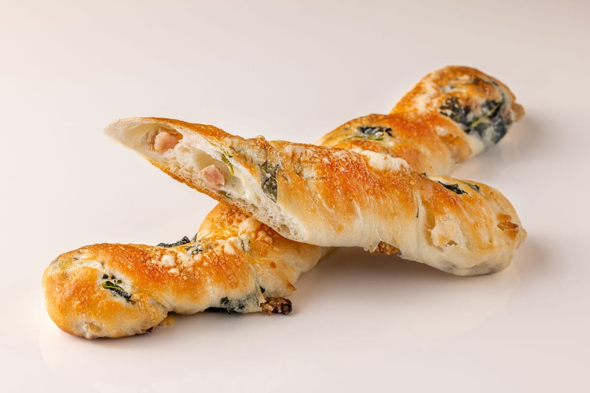 ほうれん草とベーコンのトルデュ