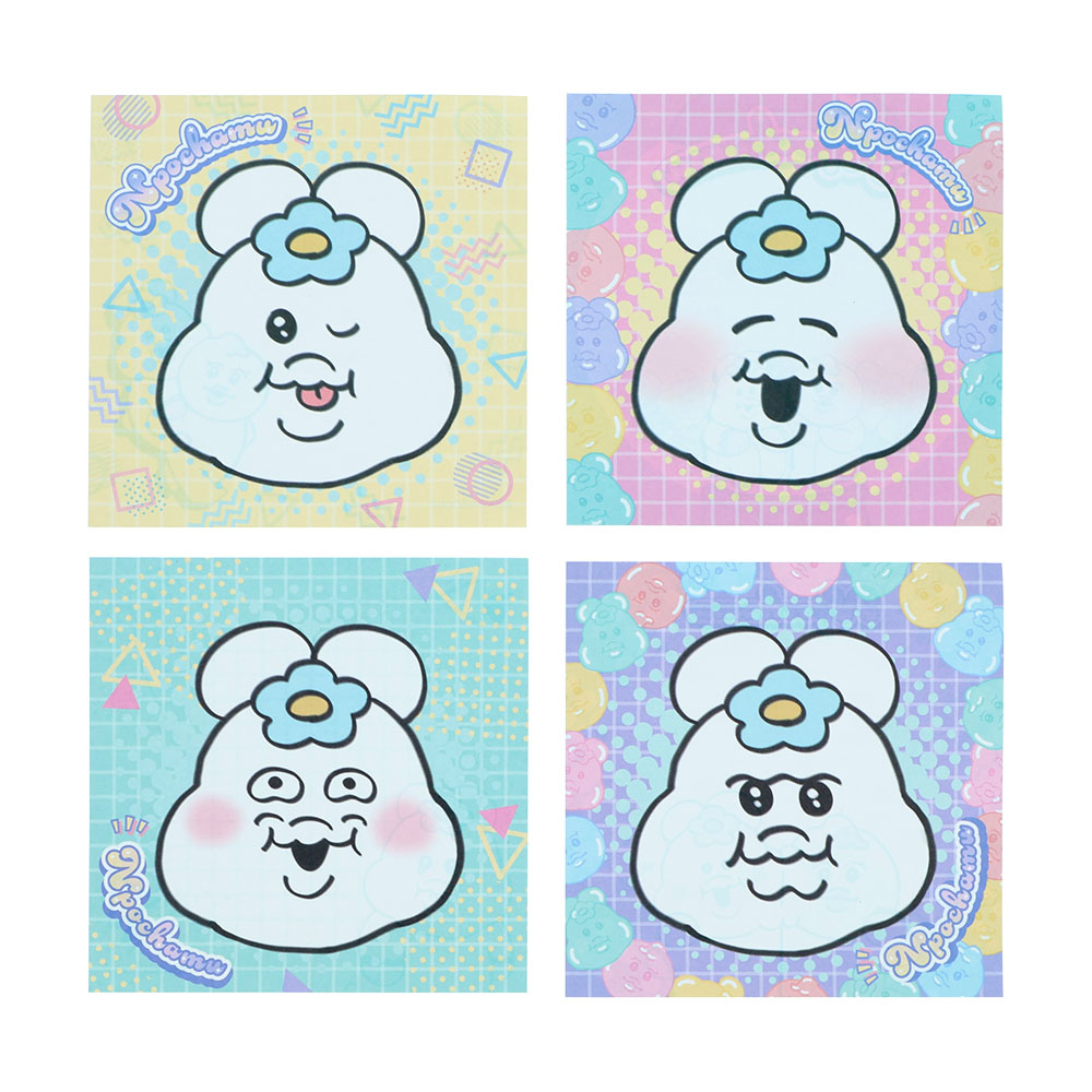 窓付きスクエアメモ　イエロー（本文）