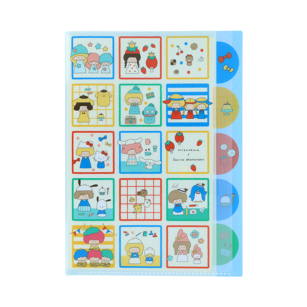 ダイカットクリアファイル５Ｐ　しかく