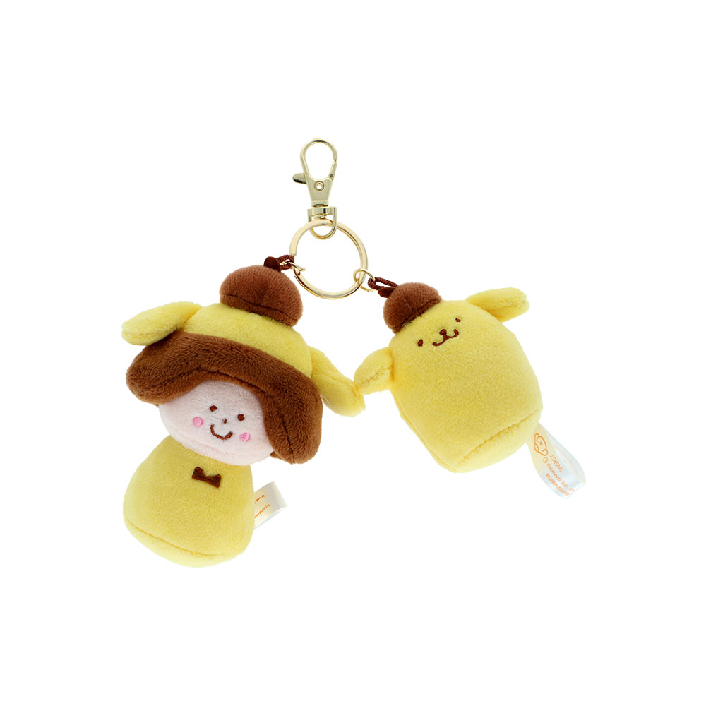 ぬいぐるみキーホルダー　ポムポムプリン