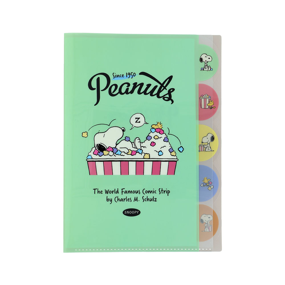 ダイカットクリアファイル5P ポップコーン