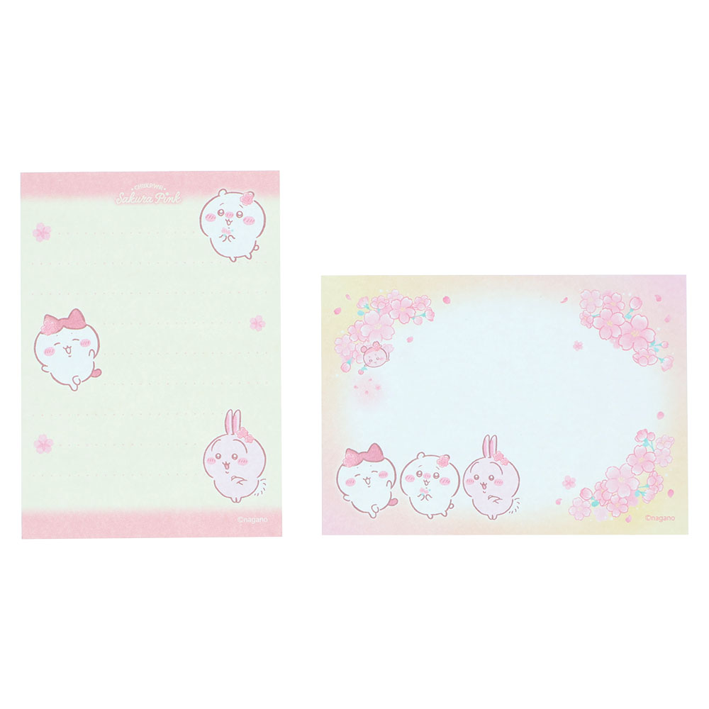 メモミニ サクラ ちいかわ&ハチワレ&うさぎ02