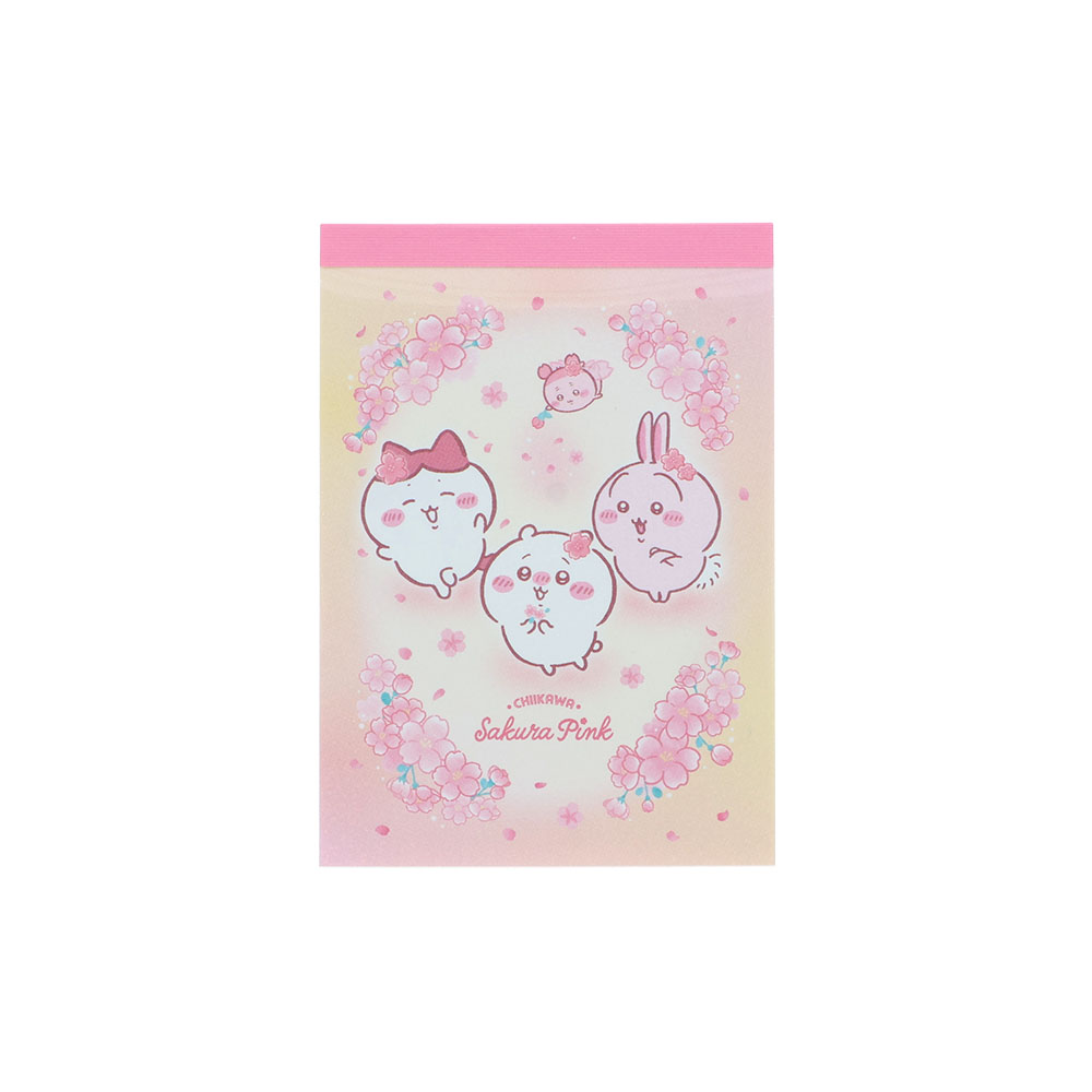 メモミニ　サクラ　ちいかわ&ハチワレ&うさぎ