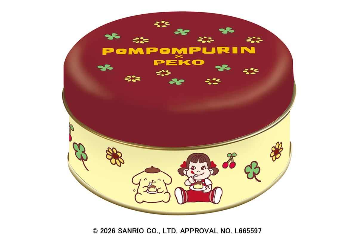 ミルキー缶（ポムポムプリン）