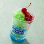 東京ディズニーランド／ヒューイ・デューイ・ルーイのグッドタイム・カフェ「シェイブアイス（メロンシロップ、ストロベリー、ホイップ）」