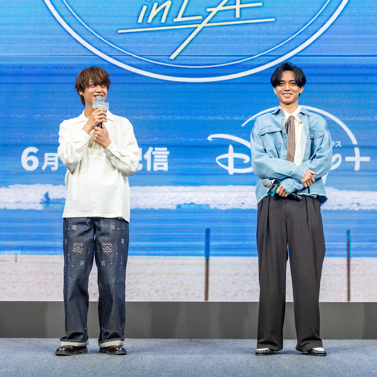 ファンの前で新番組『King & Prince がまちあわせ in LA』をサプライズ発表！