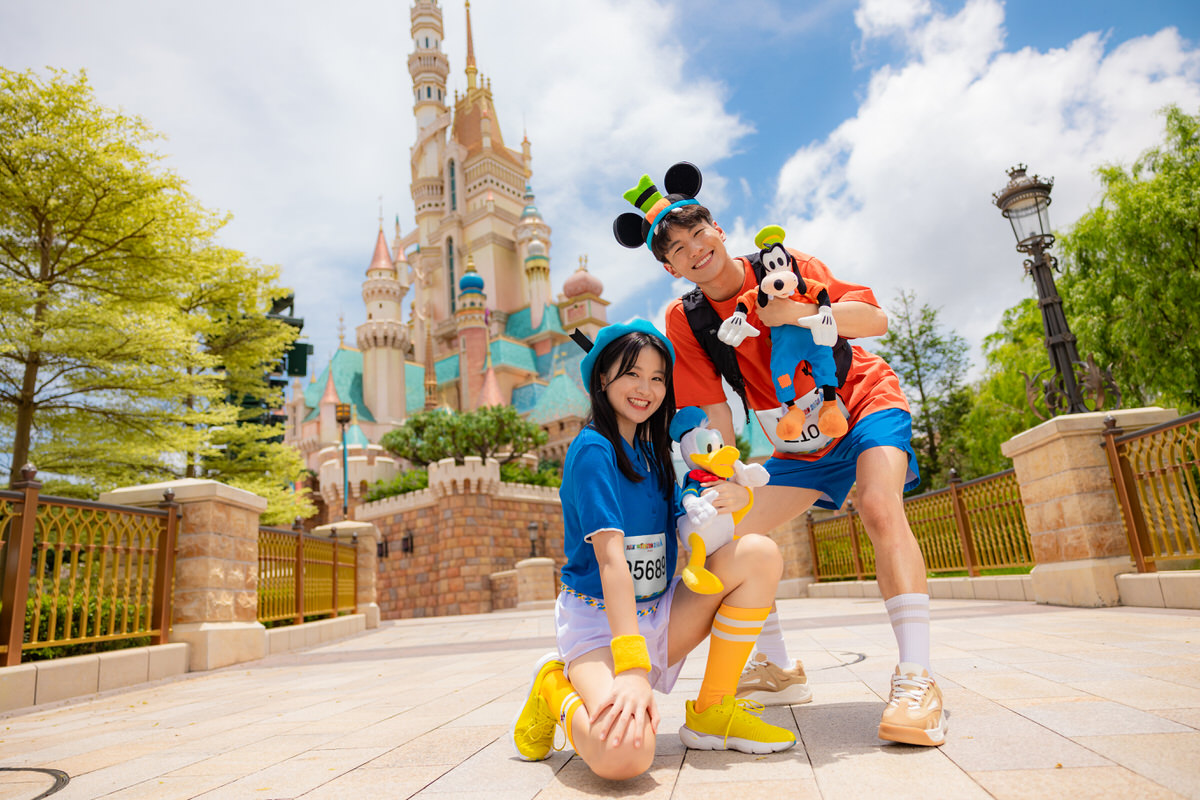 ディズニー・バウンディングを楽しむランナーたち