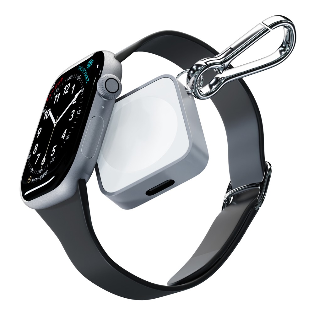 Apple Watch用 ポータブル充電器（ホワイト）3