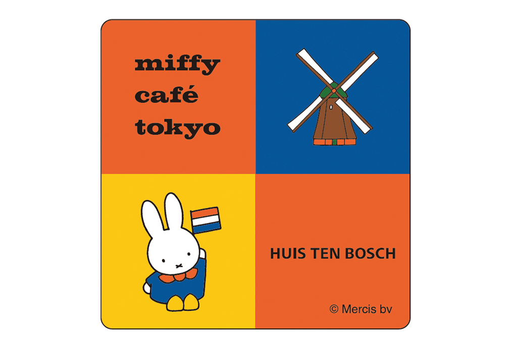 HUIS TEN BOSCH×miffy café tokyo 缶バッジ